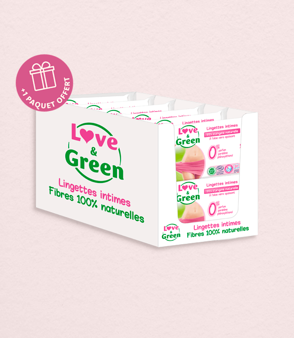 Découvrez, Love & Green Lingettes toilettes sans parfum 55 lingettes