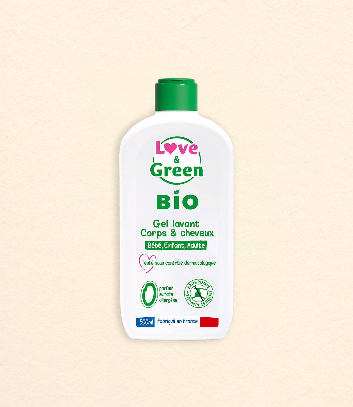 Gel Lavant Corps et Cheveux Certifié Bio