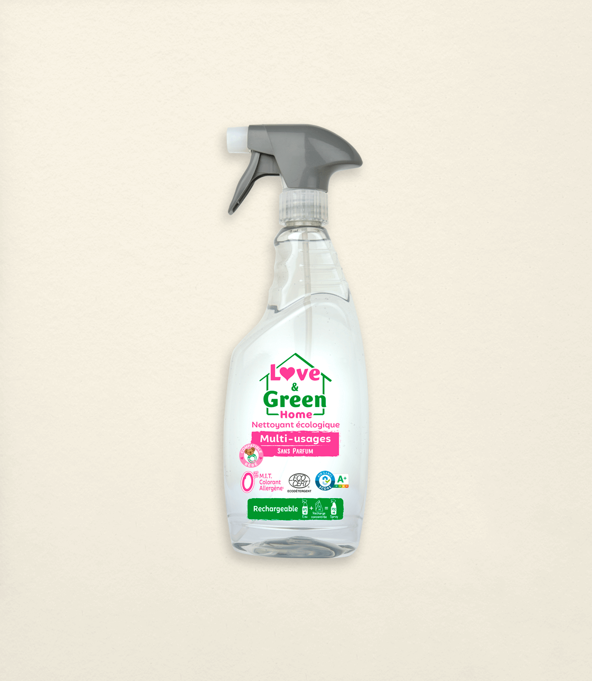 Spray multi-usages écologique sans parfum