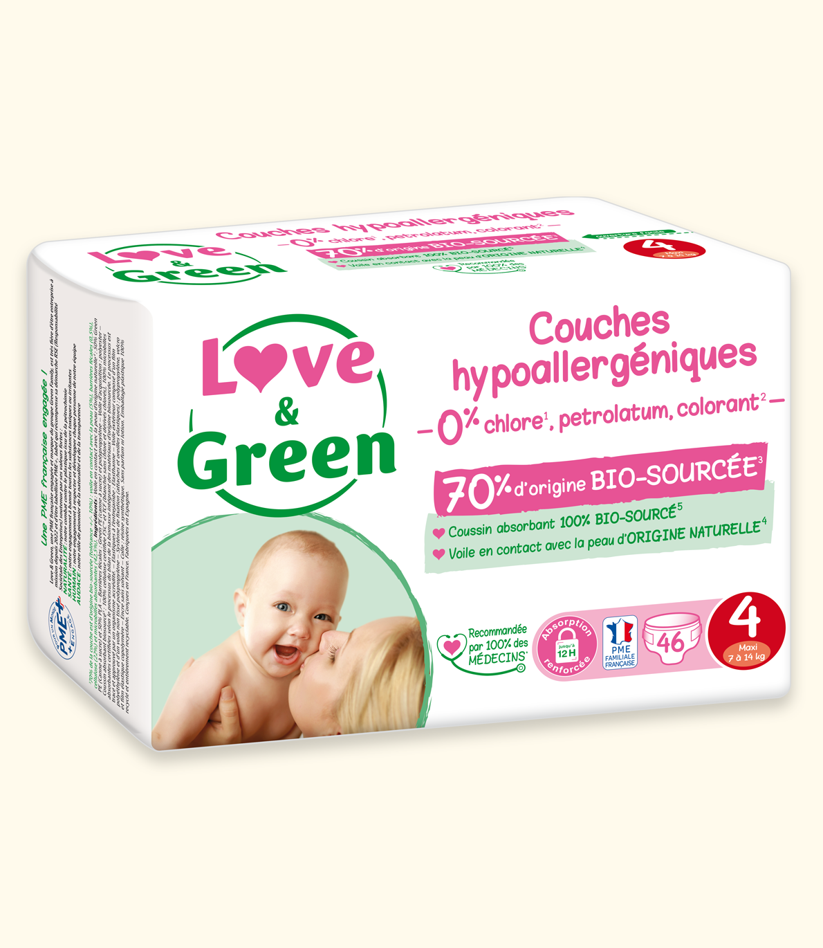 Ecological nappies - T1 to T6