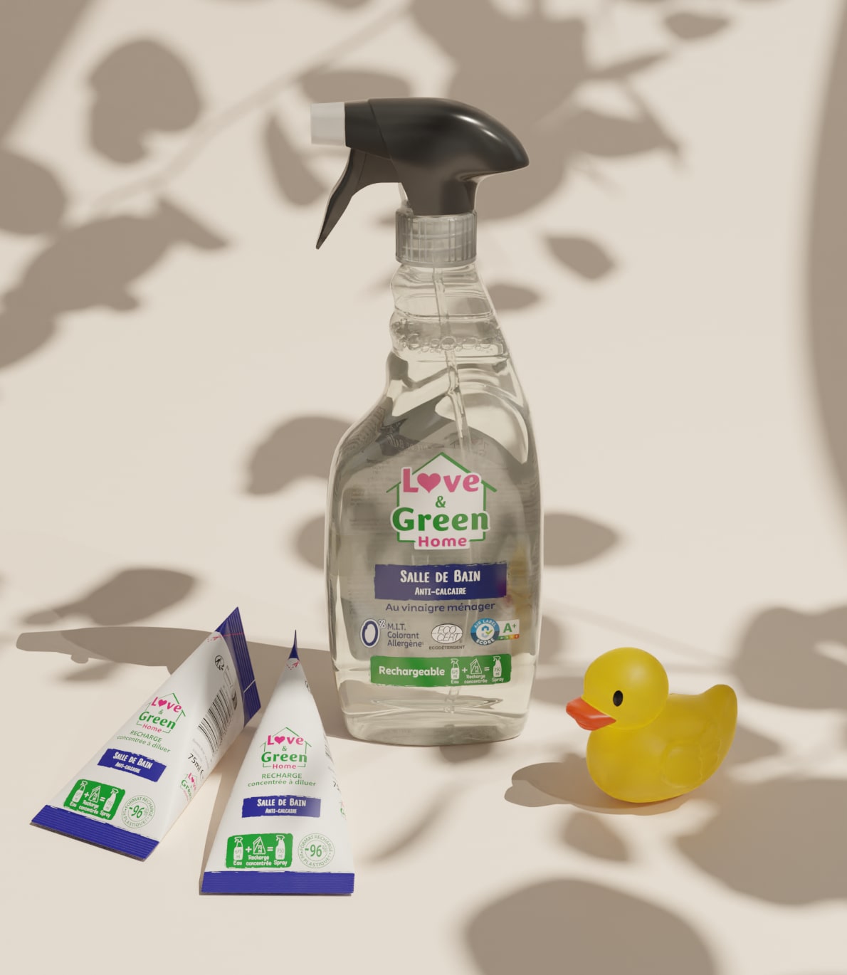 Pack : Spray Salle de bain certifié écodétergent